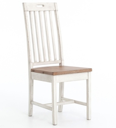 Hart Reclaimed Wood Dining ChairPottery Barn Contract Grade $798 some blemishes          25            50            100            200       SELECT FINISH: DRIFTWOOD   - Lot 467