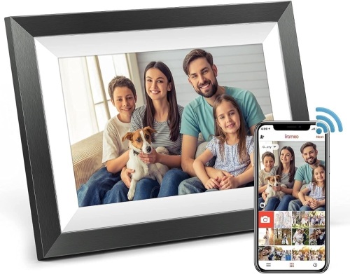 Digital Picture Frame WiFi,MARVUE Digital Photo Frame 10.1 inch 1280x800 IPS Touch Screen HD Display, 16GB Storage Auto-Rotate,Easy to Share Photo/Video via Frameo App, Cloud from Anywhere - Lot 3346