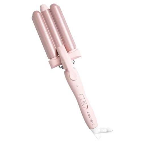FoxyBae Baby Blush Wavy Baby Triple Waver - 3 Barrel Waver with Tourmaline-Infused Ceramic Barrels - Lot 3361