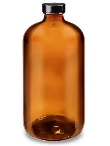 Round Glass Bottles - Tinted (50 Count) - Lot 3370