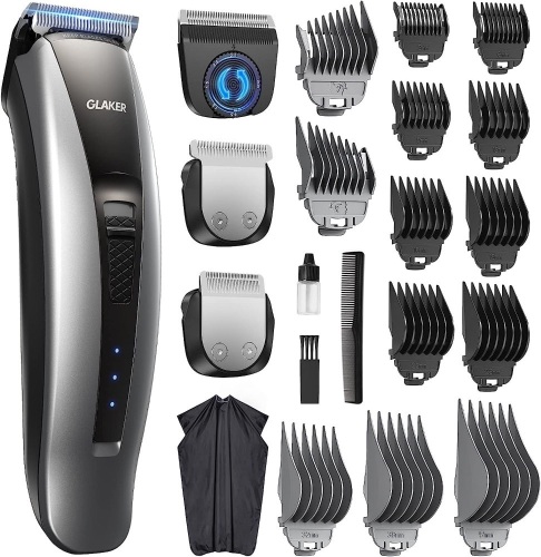 GLAKER Hair Clippers Cordless 3 in 1 Versatile Hair Trimmer - Lot 3388