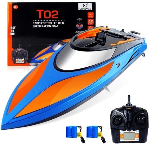 GizmoVine RC Boat High Speed (20MPH+) Remote Control Boats for Pools and Lakes w - Lot 3412