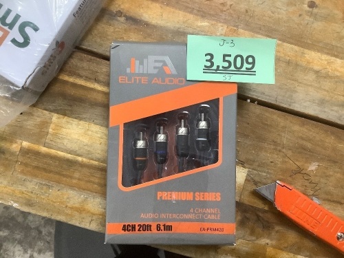 Elite Audio Premium Series 4 Channel Audio Cable - Lot 3509
