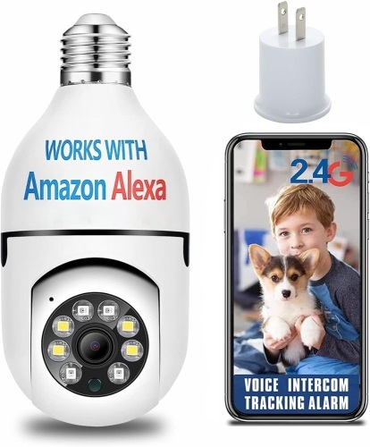 OwLUCK Security Camera Light Bulb Outdoor - Lot 3534