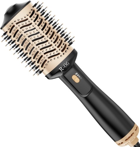 Hair Dryer Brush Blow Dryer Brush in One, 4 in 1 Hair Dryer and Styler Volumizer with Oval Barrel, Professional Salon Hot Air Brush for All Hair Types - Lot 3545