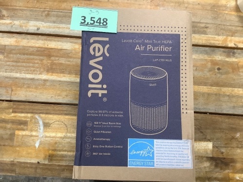 Levoit core mini true hepa air purifier - Lot 3548