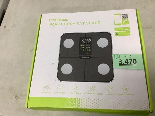 Health Keep Smart Body Fat Scale - Lot 3470