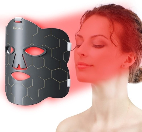 Hottoerak Upgrade Red Light Therapy for Face, Near Infrared Light Therapy LED 660nm & 850nm for Face Body Skin - Lot 3480