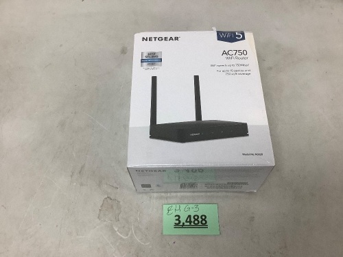 NetGear wifi 5 wifi router  - Lot 3488