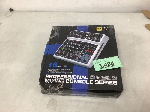 Professional Mixing Consol Series - Lot 3494