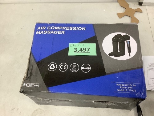 Air Compression Massager - Lot 3497