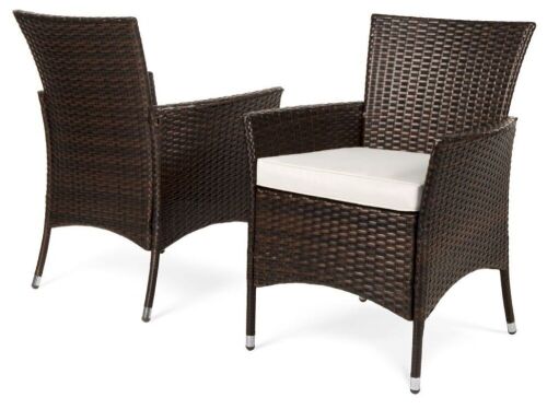 Wicker Patio Dining Chairs, Set of 4 - No Hardware  - Lot 108