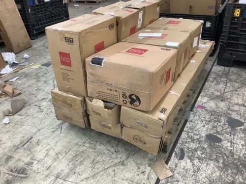 Lot of (6) Cantilever Patio Umbrellas & (6) Bases - Uninspected, Open Box  - Lot 319