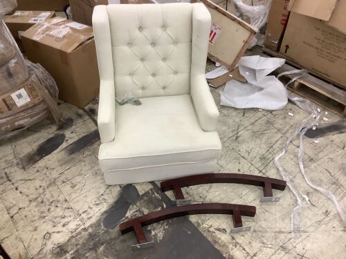 Tufted Rocking Chair  - Lot 336