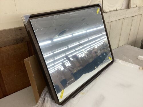 Bronze Metal Frame Mirror  - Lot 290