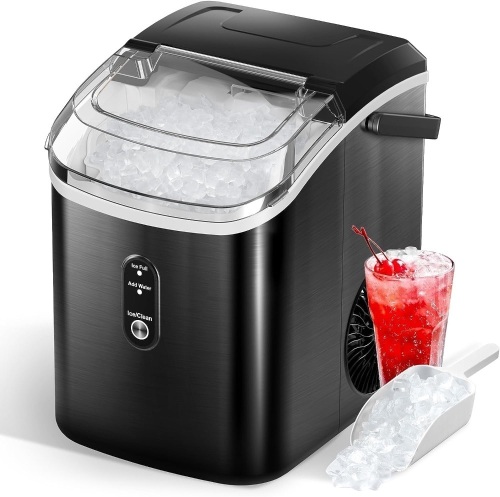 Ice Makers Countertop Nugget Ice Cubes 13.23"D x 10.24"W x 14.69"H - Lot 364