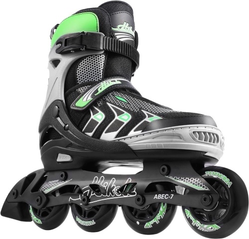 Hikole Adjustable Inline Skates for Kids and Adults, Outdoor Roller Fitness Blades for Men and Women, Beginner Roller Skates for Girls and Boys - Lot 366
