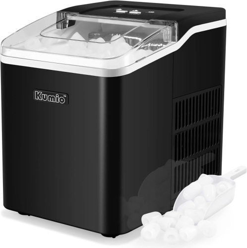 KUMIO Ice Machine Maker Countertop 12.13"D x 8.82"W x 11.14"H - Lot 353