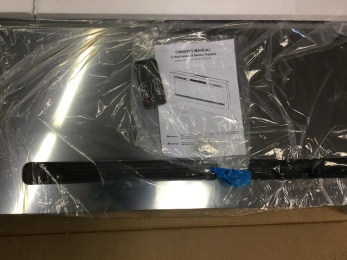 in wall recessed electric fireplace 50 inch - Lot 29