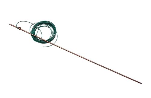 4'Ground Rod-with 15ft 12 AWG Ground Wire Tinned Copper UL Listed- for Electric Fences,Antennas,Satellite Dishes,Instruments,Generator Grounding Earthing - Lot 235