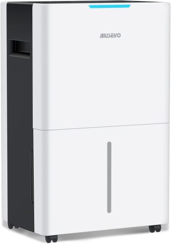 5,000 Sq. Ft Dehumidifier for Basements and Home, Aiusevo 50 Pint Dehumidifiers with Drain Hose Ideal for Large Room, Bedroom, Quietly Removes Moisture, 3 Modes Deshumidificador, Child Lock, 24H Timer - Lot 248