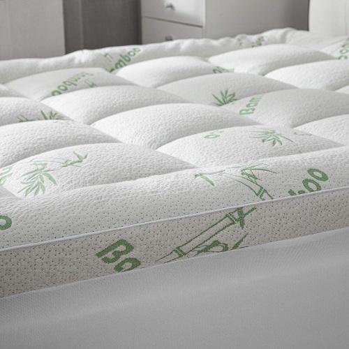 Cooling Rayon Bamboo Mattress Topper RV Short Queen Size with 8-21" Deep Pocket Mattress Pad for Back Pain Bed Topper for RV Camper Mattress Protector with 1200GSM Down Alternative Fill (60x75) - Lot 113