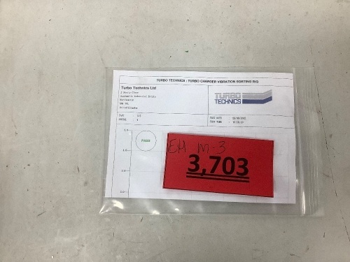 Turbo Charger Vibration Sorting Rig - Lot 3703