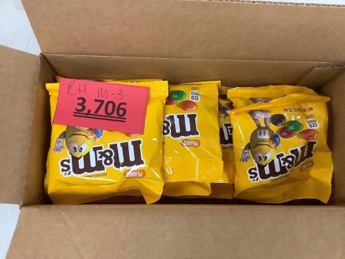 Box Of Peanut M and M's 12 count - Lot 3706