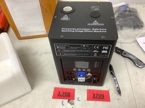 High End Stage Special Effects 600w cold Spark Machine - Lot 3708