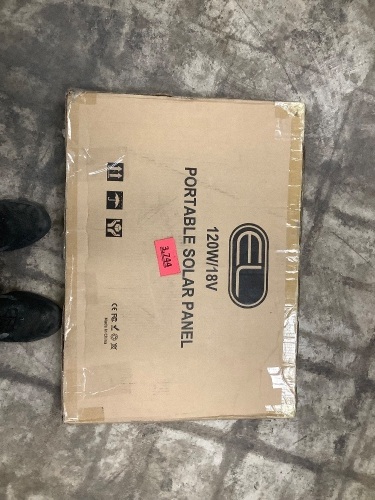 EL 120W/18V Portable Solar Panel - Lot 3744