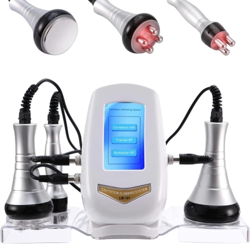 OKSPAE Cavitation Machine, Body Sculpting Machine, Body Machine Professional Beauty Equipment for Home Salon Use 110V Skin Care Tool for Face, Arm, Waist, Belly, Leg - Lot 3754
