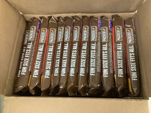 Box Of Fun Size Snickers - Lot 3953