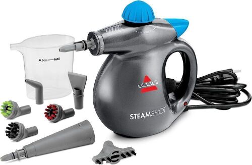 Bissell SteamShot Hard Surface Steam Cleaner with Natural Sanitization, Multi-Surface Tools Included to Remove Dirt, Grime, Grease, and More, 39N7V - Lot 3888