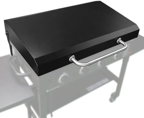 Utheer Hinged Lid for Blackstone Griddle 36"，Hard Cover Hood for Blackstone Table Top Griddle, 36 Inch Griddle Lid Storage Cover- Black Griddle Acceessories for Blackstone 1554,1565,1560,1818,1825,1836,1841,1863,1866 - Lot 3882