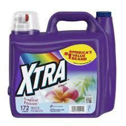 Xtra Tropical Passion, 172 Loads Liquid Laundry Detergent, 206.4 fl oz - Lot 4108