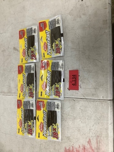 Set of 6 Power Bait - Lot 4134