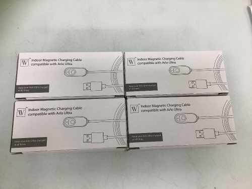 Lot of (4) Indoor Magnetic Charging Cable for Arlo Ultra, Appears New, Sold as is - Lot 5