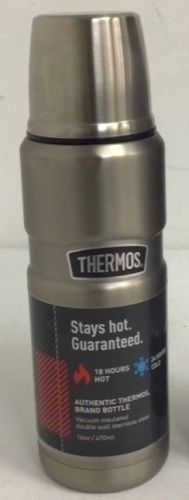 Thermos 16oz, Appears New w/ Damage, Sold As-is - Lot 18