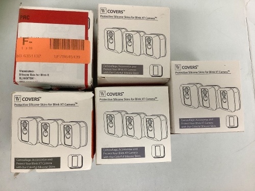 Lot of (5) Protective Silicone Skins for Blink XT Camera, Appears New, Sold as is - Lot 23
