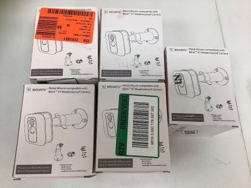 Lot of (5) Metal Mount for Blink Camera, Appears New, Sold as is - Lot 24