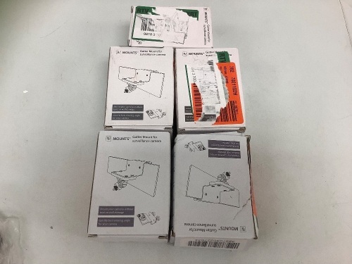 Lot of (5) Gutter Mount for Surveillance Camera, Appears New, Sold as is - Lot 28