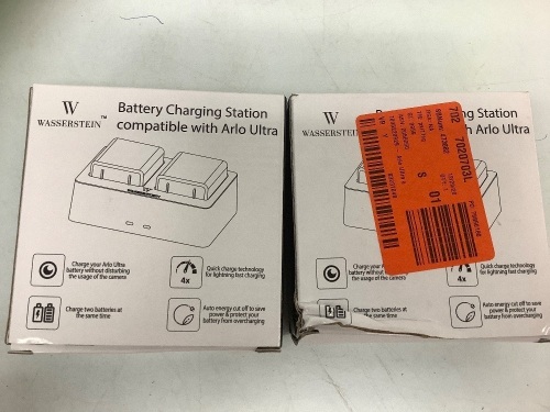 Lot of (2) Battery Charging Station for Arlo Ultra, Appears New, Sold as is - Lot 32