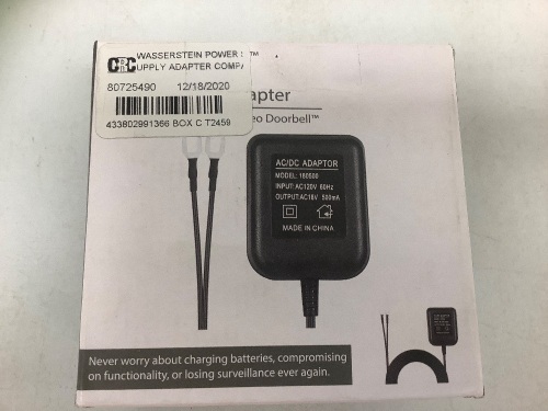 Lot of (3) Power Supply Adapters for Ring Video Doorbell, Appears New, Sold as is - Lot 53