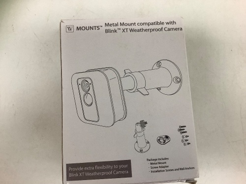 Lot of (2) Metal Mounts For Blink XT Camera, Appears New, Sold as is - Lot 54