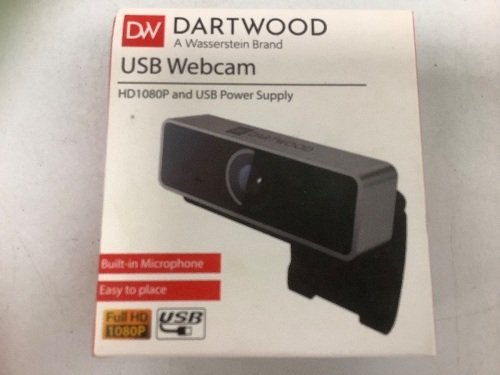 Lot of (4) USB Webcam, Appears new, Sold as is - Lot 57