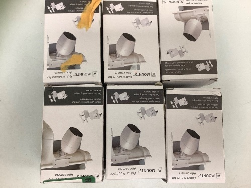 Lot of (6) Gutter Mounts for Arlo Camera, Appears new, Sold as is - Lot 74