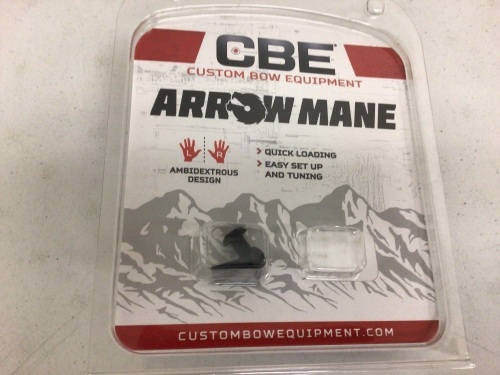 Custom Bow Equipment Arrow Mane Arrow Rest, E-Commerce Return, Sold as is - Lot 108
