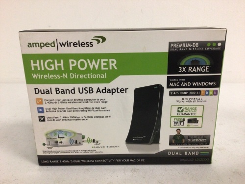 Lot of (2) Dual Band USB Adapters, Appears New - Lot 271