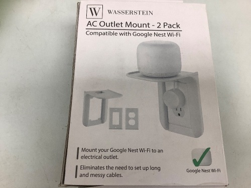 AC Outlet Mount for Google Nest, Appears New, Sold as is - Lot 348