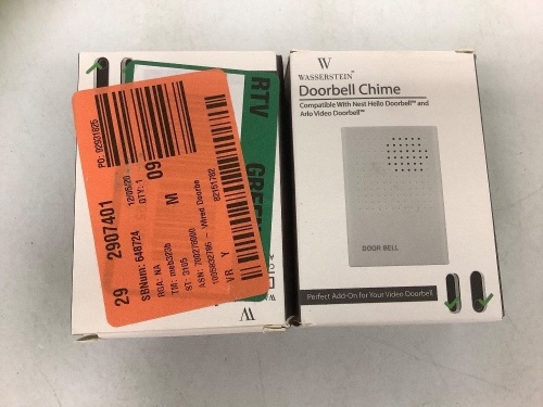 Lot of (2) Doorbell Chimes, Appears New, Sold as is - Lot 356